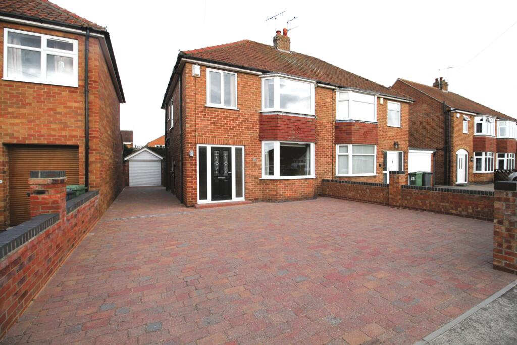 3-bed semi-detached on Bedale Avenue, York, YO10, £330,000
