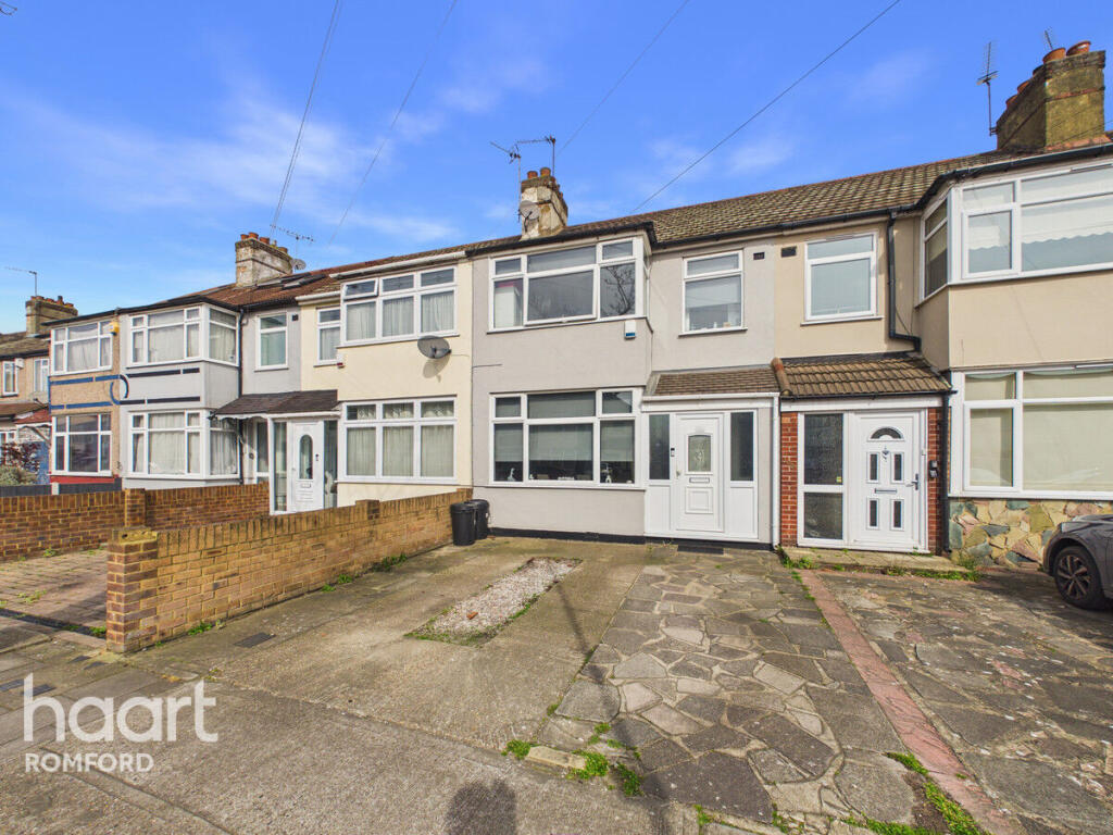 3-bed terraced on Crow Lane, Romford, RM7 0HJ, £450,000