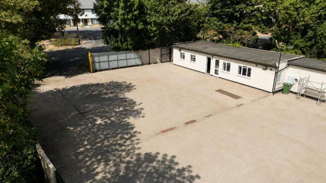 Yard with office