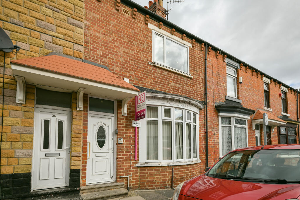 2-bed terraced on Gresham Road, Middlesbrough, TS1, £85,000
