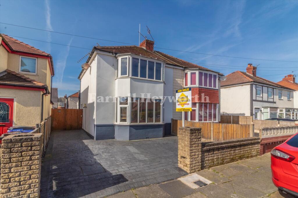 2-bed semi-detached on Stoneway Road, Thornton Cleveleys, £159,950