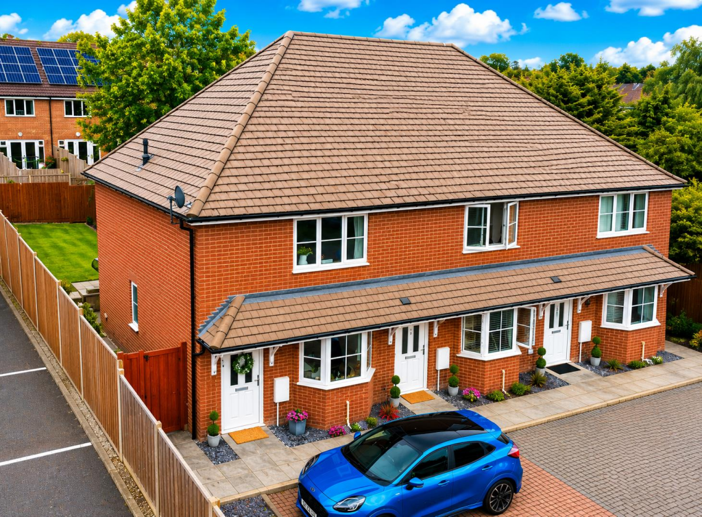 2-bed terraced on Marina View, Nash Mills, Hemel Hempstead, £465,000