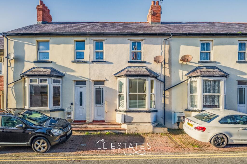 3-bed terraced on Millbank Road, Rhyl, £130,000
