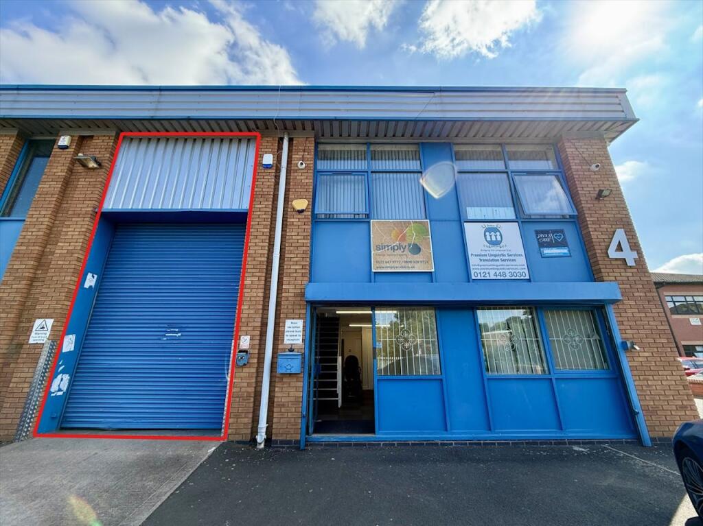 Unit 4D Great Barr Business Park, Birmingham, B42 1DY