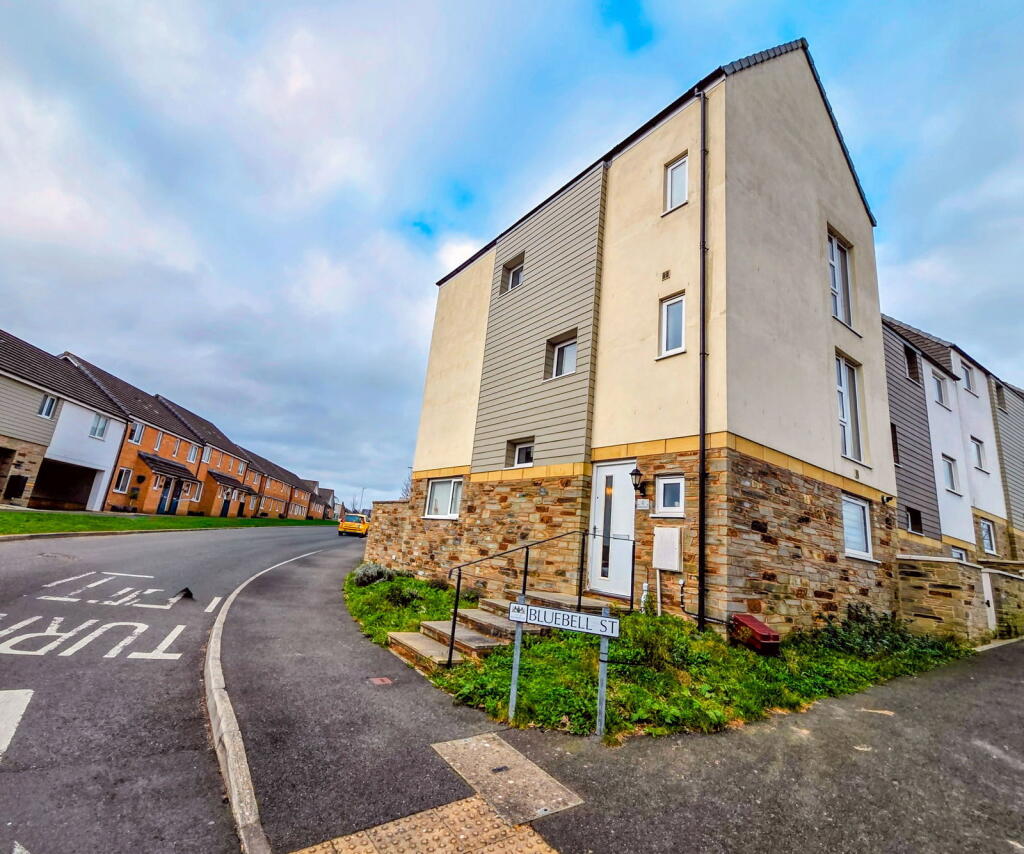4-bed terraced on Bluebell Street, Plymouth, £340,000