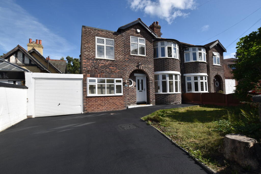 4-bed semi-detached on Manor Hill, Claughton, CH43, £390,000