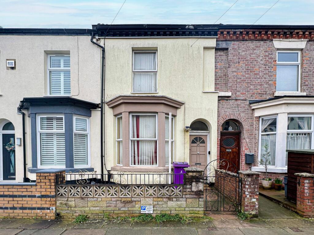 2-bed terraced on David Street, Liverpool, L8, £145,000