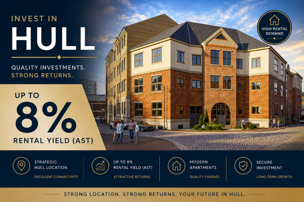 Hull City Centre Investment - One Bedroom Apartment