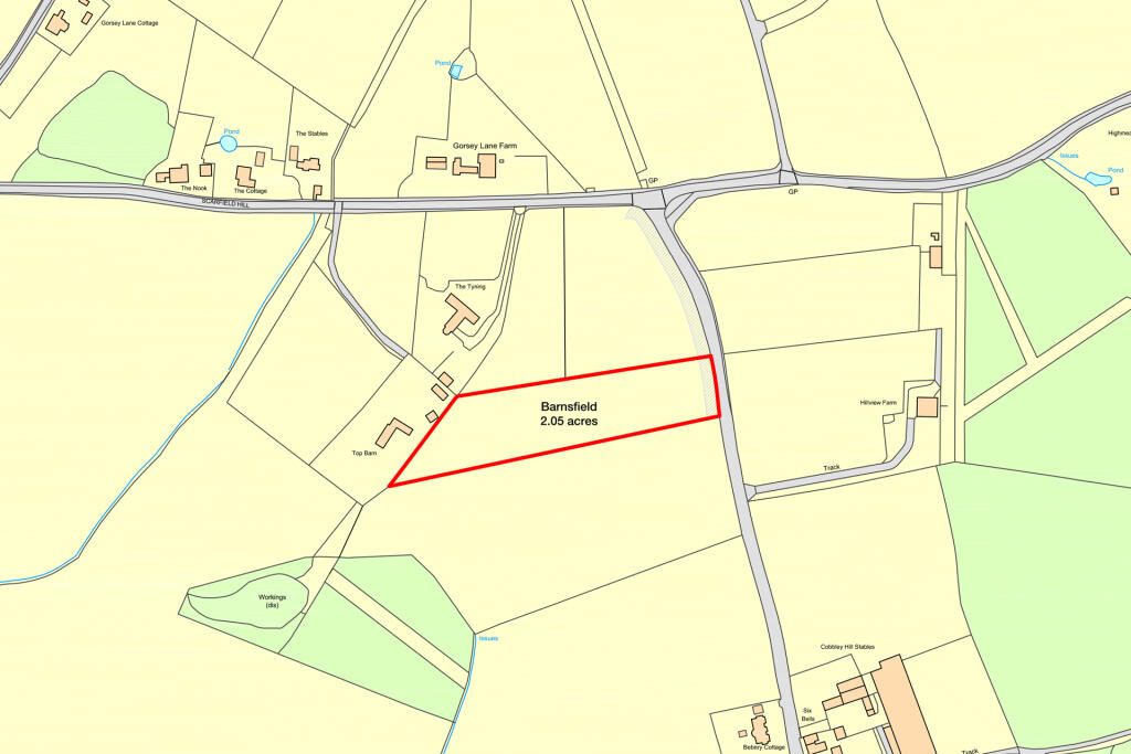 Barnsfield, Alvechurch Site Plan.