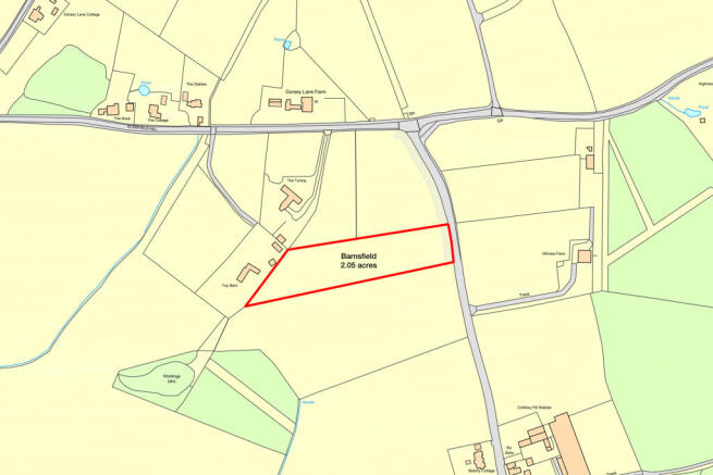 Barnsfield, Alvechurch Site Plan.
