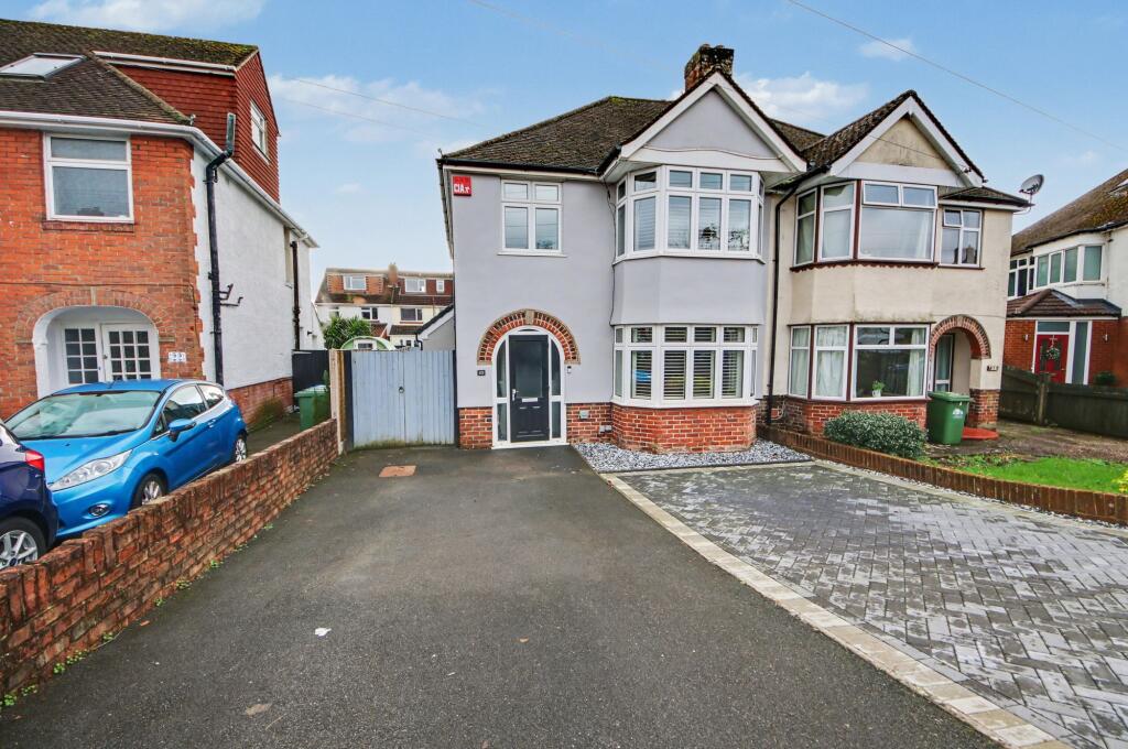 3-bed semi-detached on Milbury Crescent, Bitterne, SO18, £400,000
