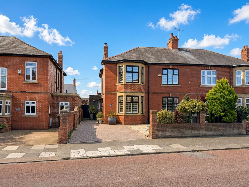 4-bed semi-detached on King Edward Road, Tynemouth, North Shields, £900,000