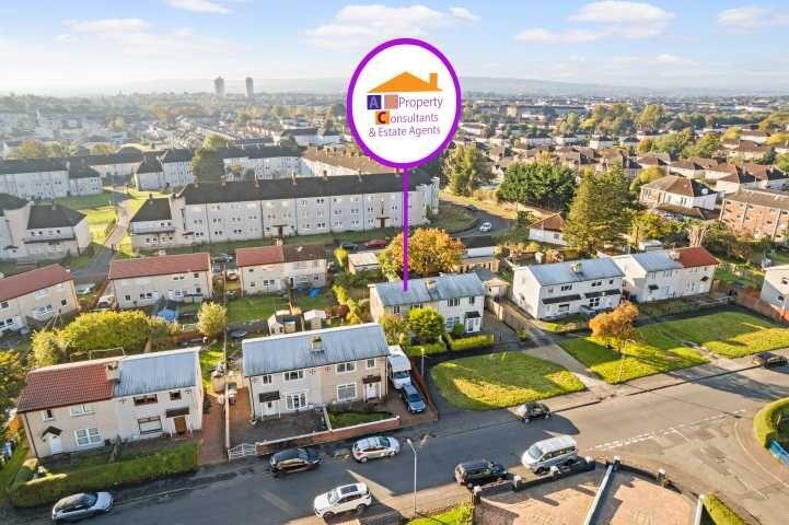 3-bed semi-detached on Moredun Street, Glasgow, £145,000