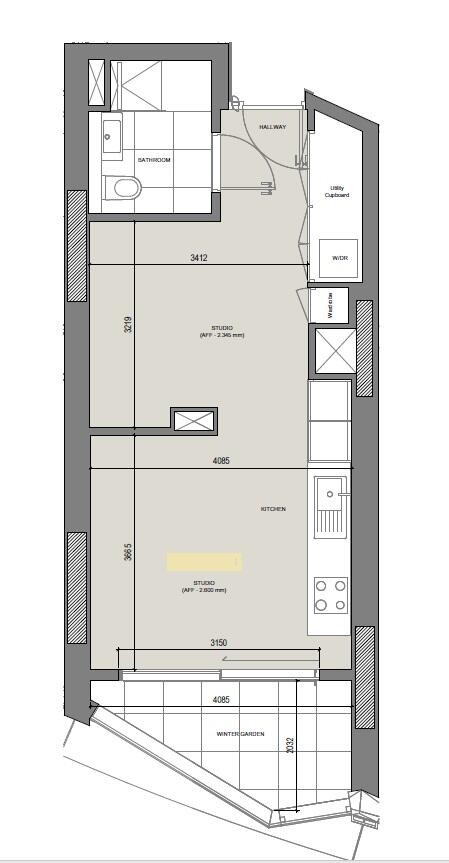Studio apartment for rent