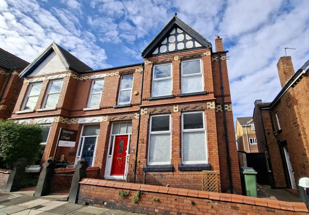 4-bed semi-detached on Marlborough Grove, Oxton, CH43, £295,000
