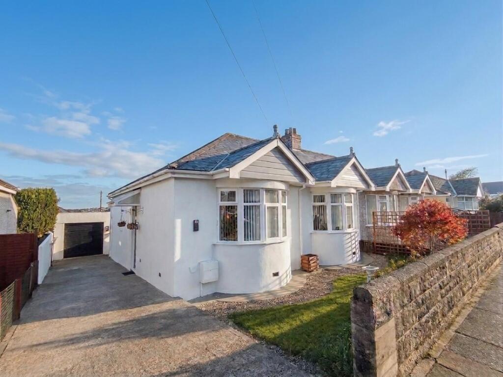 2-bed semi-detached on Orchard Road, Beacon Park, Plymouth, £280,000
