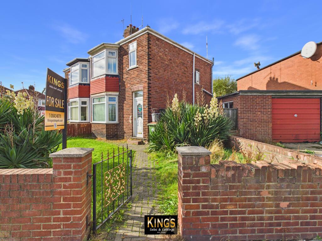 3-bed semi-detached on Staithes Road, Dormanstown, Redcar, Redcar And Cleveland, £120,000