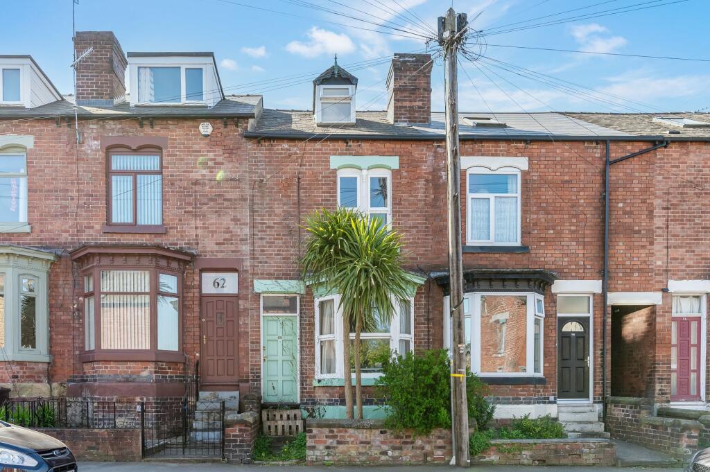 3-bed terraced on Rushdale Road, Meersbrook, S8, £250,000