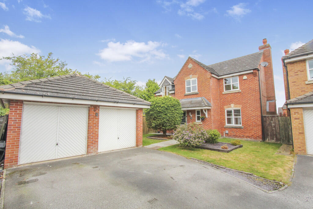 4-bed detached on St Giles Park, Gwersyllt, Wrexham, £365,000