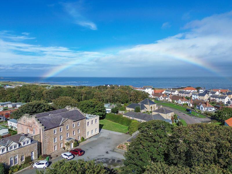 2-bed flat on Beadnell Hall, Beadnell, Chathill, Northumberland, £285,000