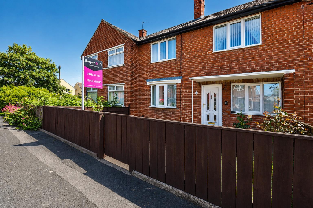 3-bed terraced on Hatfield Road. Billingham, TS23 3AL, £115,000