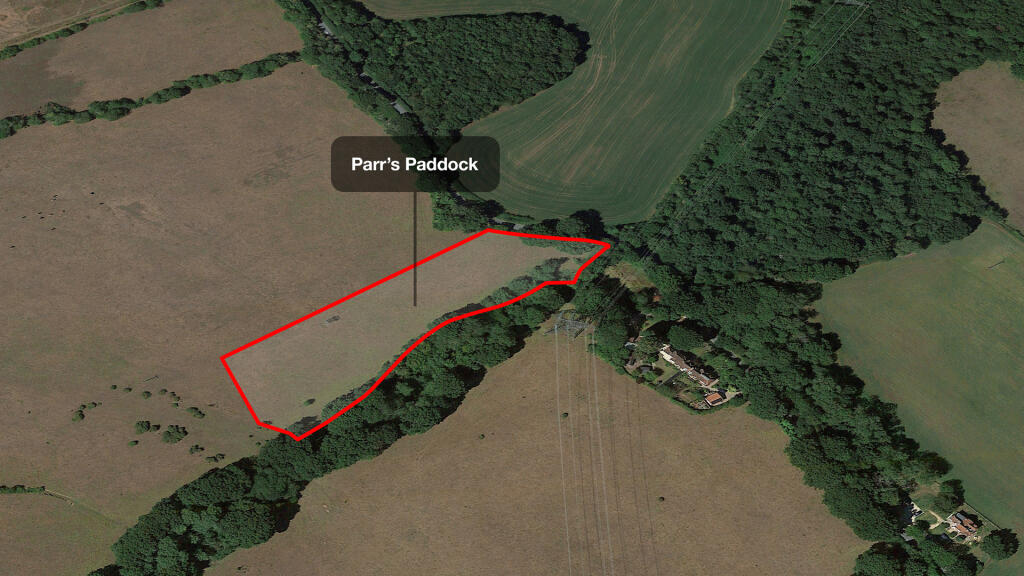 Parr's Paddock aerial site plan.