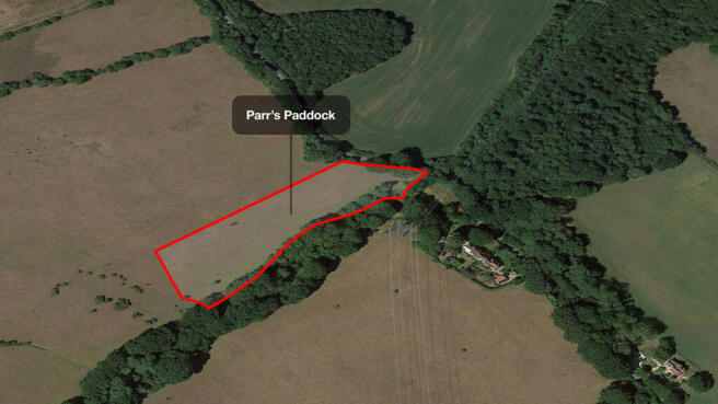Parr's Paddock aerial site plan.