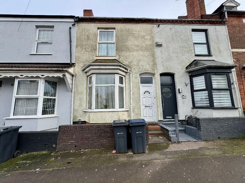 2-bed terraced on Bellefield Road, Birmingham, B18, £150,000