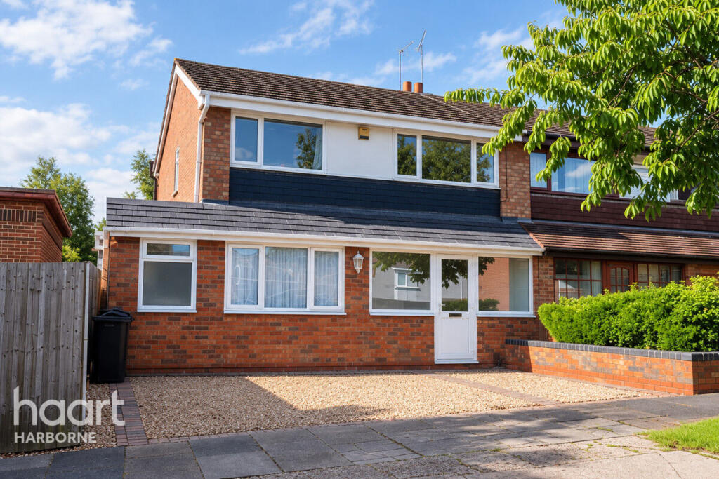 3-bed semi-detached on Osmaston Road, Harborne, £325,000