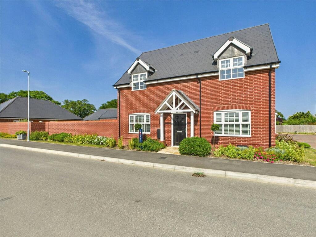 4-bed detached on Plot 3, Brantham Heights, Slough Road, Brantham, Manningtree, CO11, £425,000