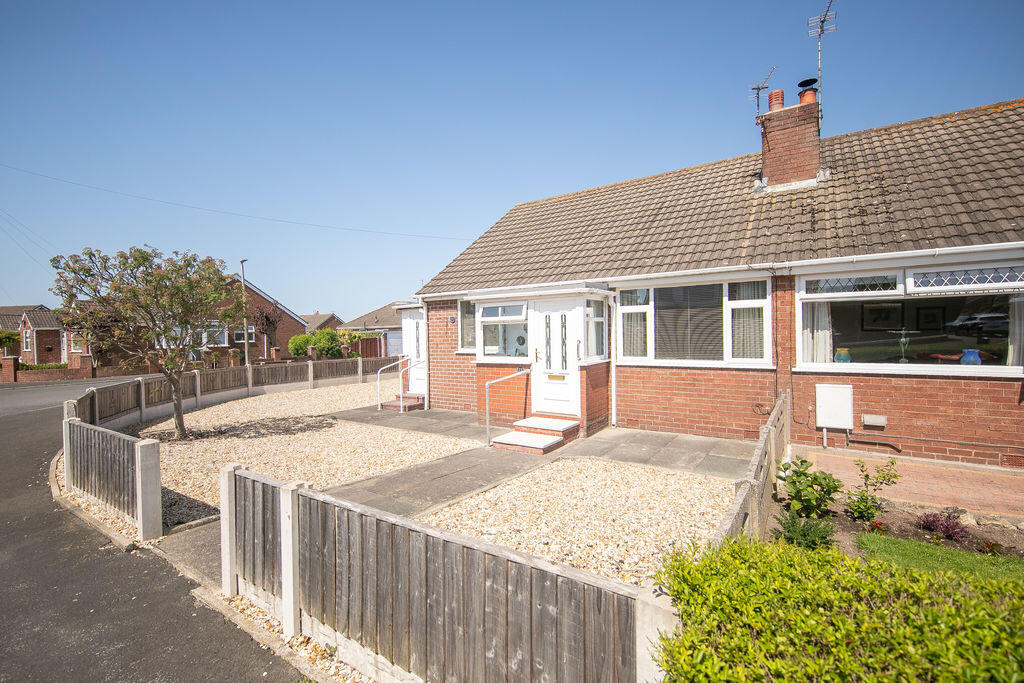 2-bed semi-detached on No. 21, Grasmere Road, Knott End-on-Sea, Lancs FY6 0DW, £184,950