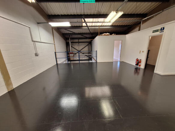 Upstairs storage and loading