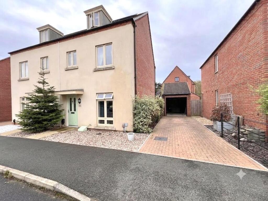 4-bed semi-detached on Howarth Way, St. Crispin, Northampton NN5, £365,000