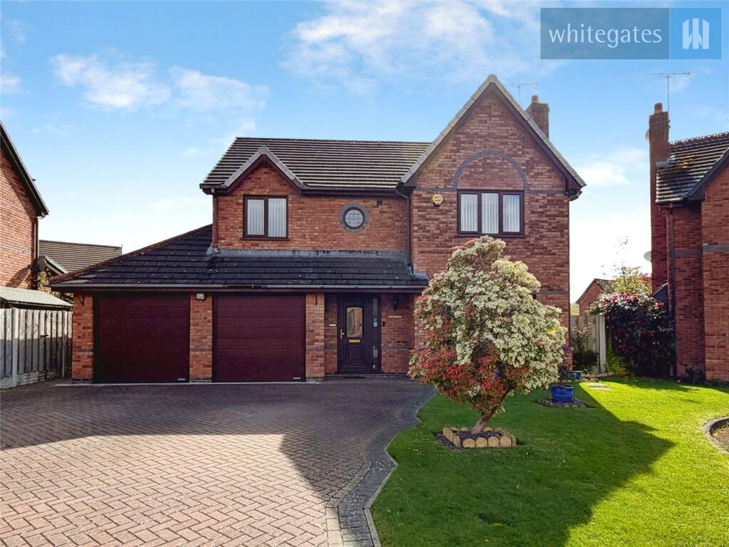 4-bed detached on Avalon Court, Hermitage Park, Wrexham, LL13, £400,000