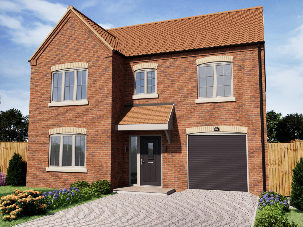 4-bed detached on Plot 1, Broughton, Broughton, Brigg, Lincolnshire, DN20 0HT, £425,000