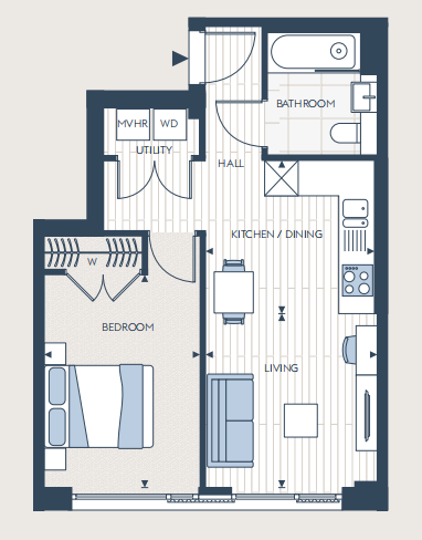 1 bedroom flat for rent