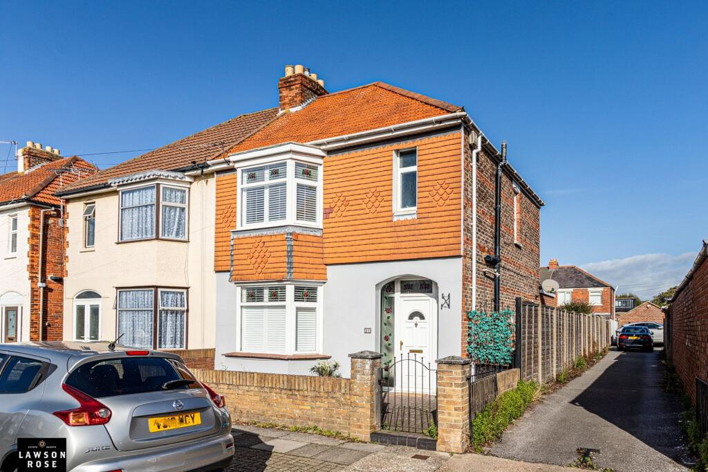 3-bed semi-detached on Heathcote Road, Portsmouth, PO2, £340,000