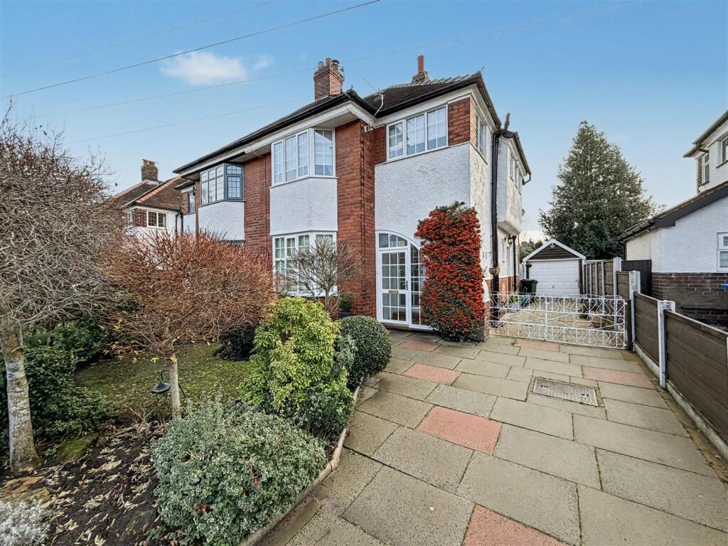 3-bed semi-detached on Wood Road, Sale, £549,000