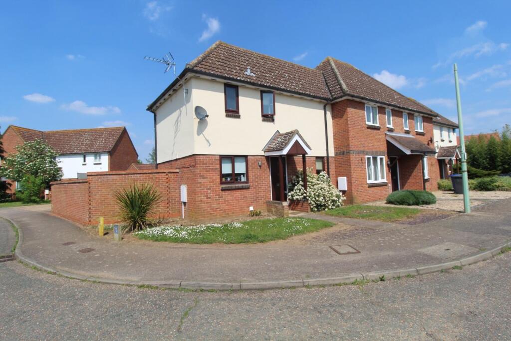 2-bed terraced on Falcon Way, Beck Row, Bury St. Edmunds, £210,000