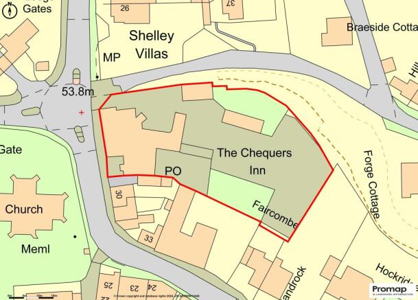 Chequers, Maresfield - OS Map.jpg