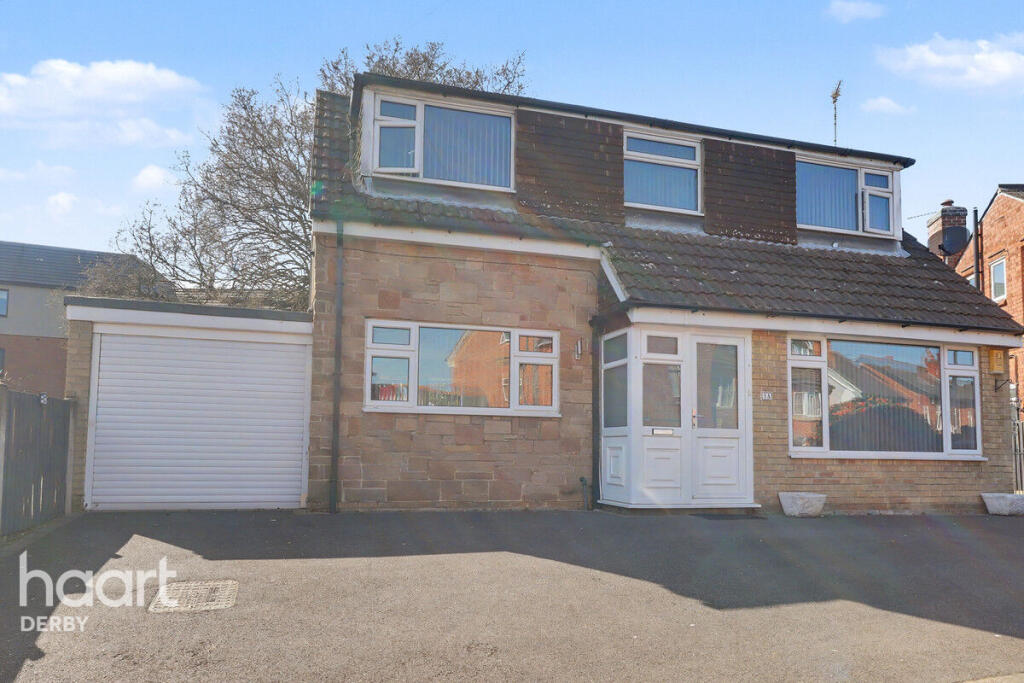 2-bed detached on Heath Avenue, Littleover, £300,000