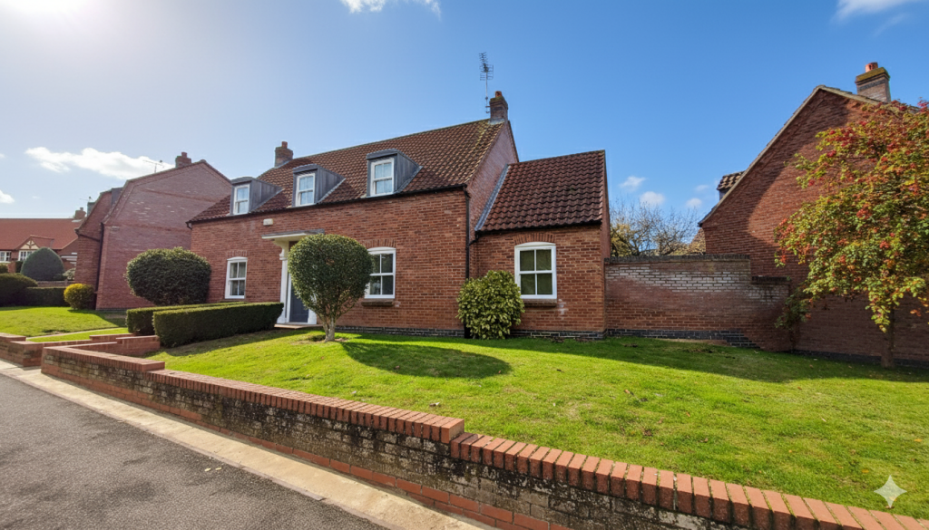 4-bed detached on Bourne Road, Folkingham, SLEAFORD, NG34, £375,000