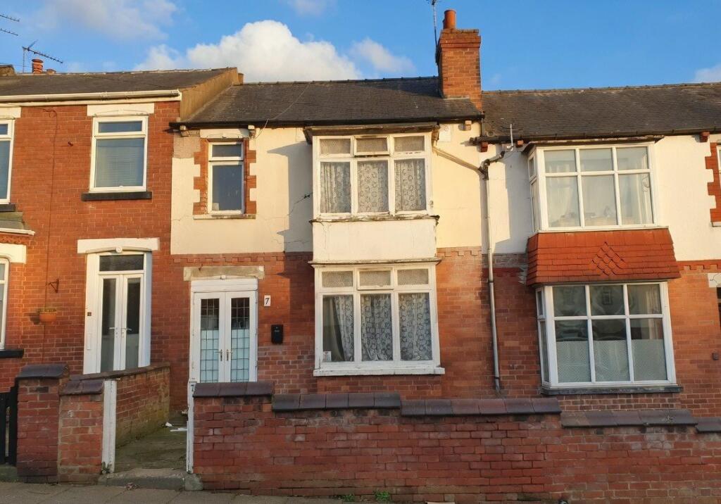 3-bed terraced on 7 Mansfield Road, Doncaster, South Yorkshire, DN4 0LG, £70,000