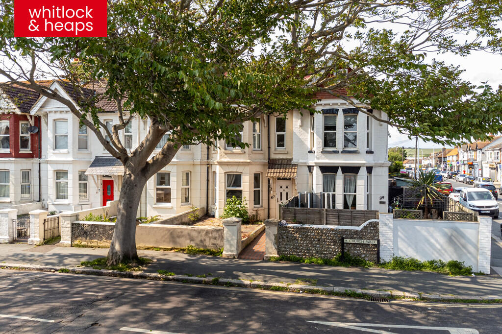 4-bed terraced on Church Walk, Worthing, £400,000