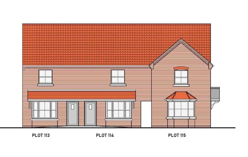 2-bed terraced on PLOT 113 Off Field Head Road, Laceby, DN37, £175,000