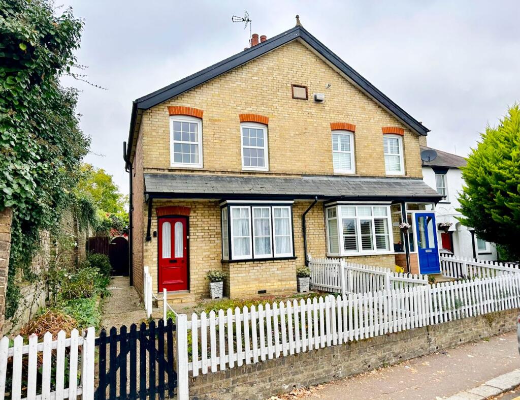 2-bed semi-detached on Knight Street, Sawbridgeworth, CM21, £400,000
