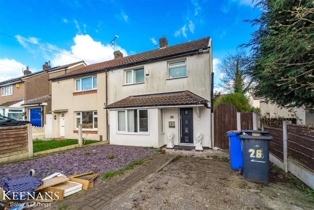 3-bed semi-detached on High Bank Road, Pendlebury, Swinton, Manchester, £270,000
