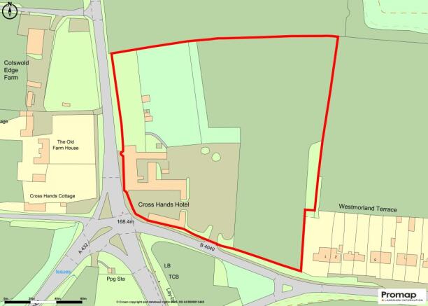 Cross hands hotel - OS Map .jpg