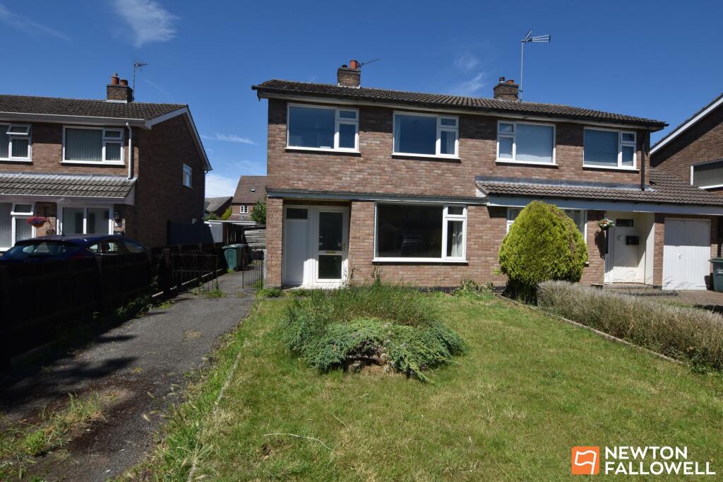 3-bed semi-detached on 15, Derwent Road, Barrow Upon Soar, LE12, £242,000
