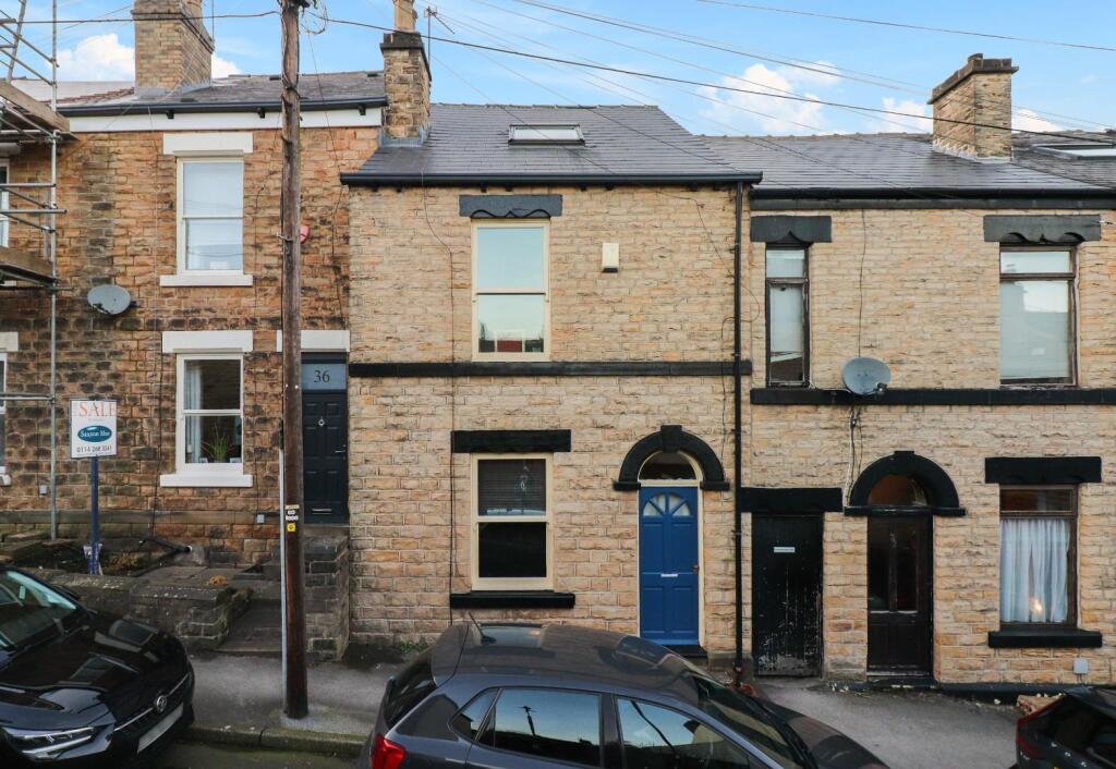 3-bed terraced on Cromwell Street, Walkley, Sheffield, £250,000